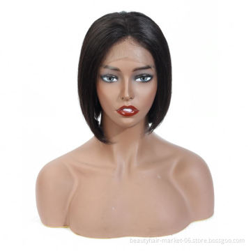 Frontal wig human hair wigs woman wigs men virgin cuticle aligned hair